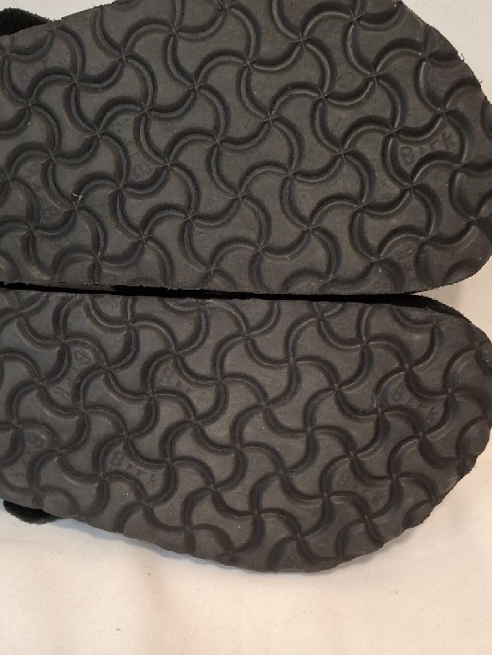 Birkenstock Women's Black Suede Clog Buckle Slip On Sandals. Lightly Worn. - Picture 10 of 10